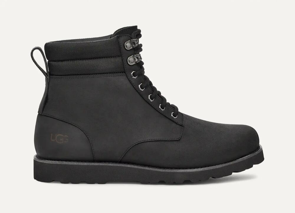 UGG Maddock Utility Boot Black Sz 9 NEW WITH BOX $228